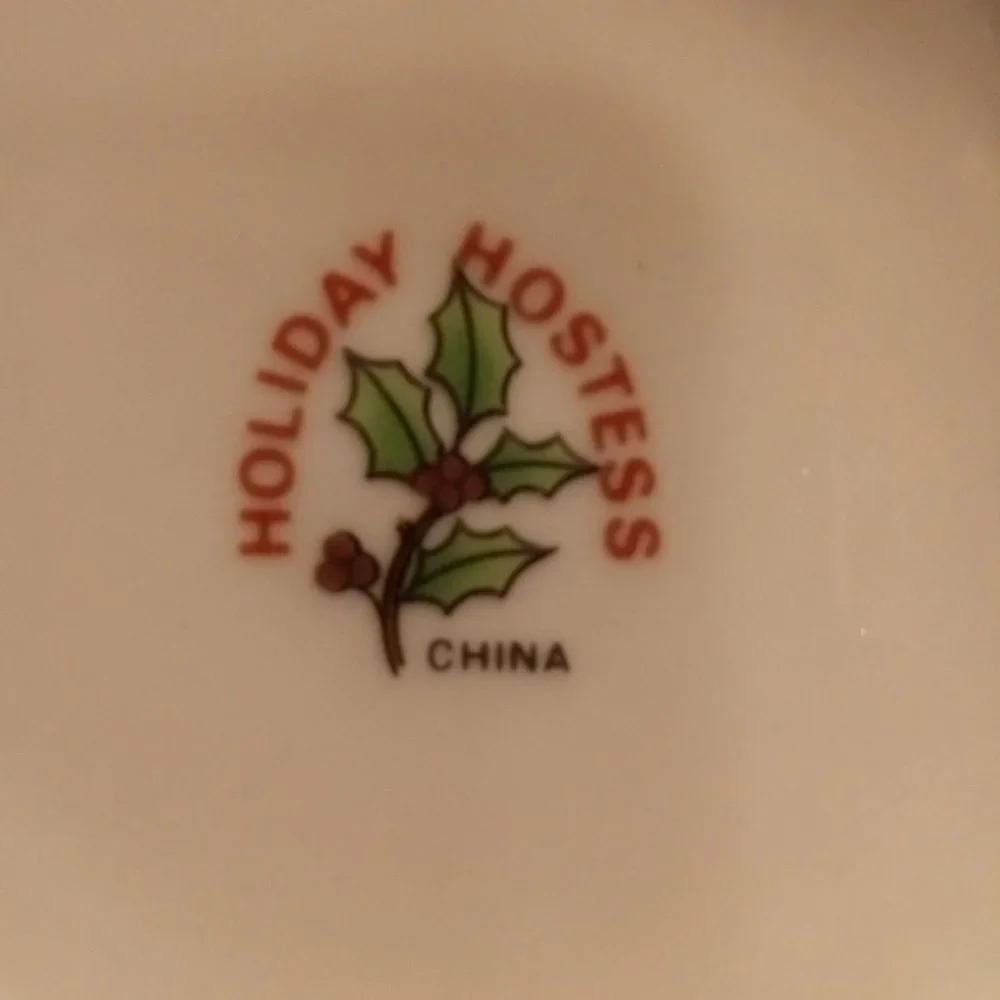 Holiday Hostess Christmas coffee mugs - set of 4 by Fairwinds Inc - Picture 2 of 2